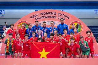 Futsal nữ Việt Nam vô địch giải giao hữu quốc tế 
