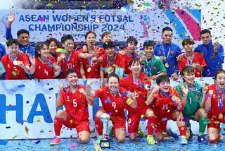 Đội tuyển futsal nữ Việt Nam lọt vào TOP 10 thế giới 