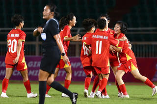  U19 nữ Việt Nam thắng đậm U19 nữ Timor Leste
