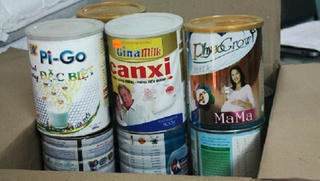 Phát hiện sữa cho trẻ em làm từ nguyên liệu trôi nổi Trung Quốc