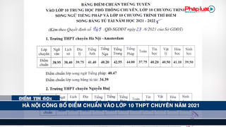 Điểm tin 60s ngày 28/06 - Hà Nội công bố điểm chuẩn vào lớp 10 THPT chuyên năm 2021