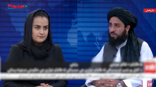 Quan chức Taliban gây bất ngờ khi lên truyền hình trả lời phỏng vấn một nữ phát thanh viên