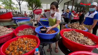 Chủ tịch quỹ từ thiện Kim Oanh nấu 30.000 tô bún bò, bánh canh bồi dưỡng sức khỏe lực lượng tuyến đầu