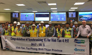 Tổ máy 2 Nhiệt điện Vĩnh Tân 4 hòa lưới thành công