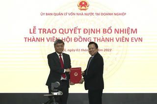 Ủy ban Quản lý vốn Nhà nước bổ nhiệm nhân sự mới Hội đồng thành viên EVN