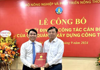 Bộ NN&PTNT bổ nhiệm Cục trưởng Cục Quản lý xây dựng công trình