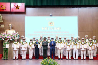 Bộ công an tuyên dương 20 “Gương mặt trẻ Công an tiêu biểu”