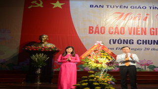 Nam Định: 100% báo cáo viên cấp tỉnh có trình độ đại học