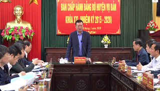 Bí thư Tỉnh ủy Nam Định yêu cầu huyện Vụ Bản "không để xảy ra điểm nóng" về an ninh trật tự