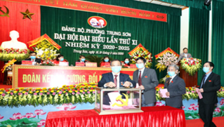 Bí thư Tỉnh ủy Ninh Bình chỉ đạo Đại hội đại biểu Đảng bộ phường Trung Sơn 