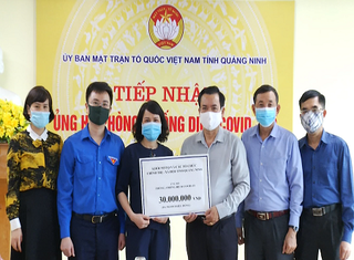 Quảng Ninh: Hơn 10 tỷ đồng và nhiều nhu yếu phẩm ủng hộ phòng, chống dịch Covid-19
