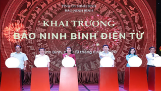 Khai trương Báo Ninh Bình điện tử