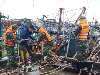  Quảng Ninh bắn 48 quả pháo hiệu báo bão và cấm cầu Bãi Cháy