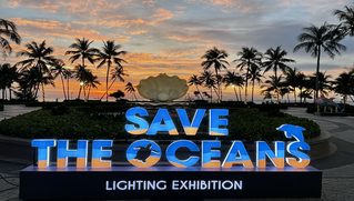 Đảo Ngọc Phú Quốc đón Giáng sinh với Triển lãm ánh sáng “Save the Oceans”