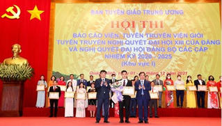 Thí sinh Thái Bình đạt giải Nhất tại Hội thi báo cáo viên giỏi Khu vực I năm 2021
