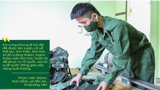 Năm 2022, Quảng Ninh có 1.900 thanh niên lên đường nhập ngũ, trong đó có gần 400 người viết đơn tình nguyện