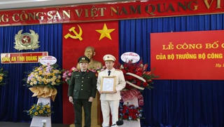 Trưởng phòng An ninh kinh tế giữ chức Phó Giám đốc Công an tỉnh Quảng Ninh