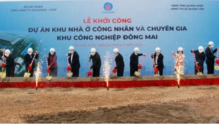 Bộ trưởng Bộ Xây dựng dự Lễ khởi công dự án Khu nhà ở công nhân và chuyên gia tại Quảng Ninh