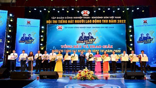 Giám đốc Công ty Than Vàng Danh đạt giải phụ tại hội thi Tiếng hát người lao động TKV năm 2022