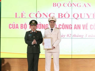 Trưởng Công an TP Cẩm Phả được bổ nhiệm làm Phó Giám đốc Công an tỉnh Quảng Ninh 