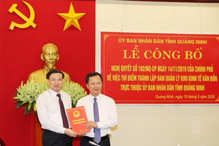 Quảng Ninh: Chấm dứt hoạt động Ban Quản lý Khu kinh tế Vân Đồn sau 3 năm thí điểm