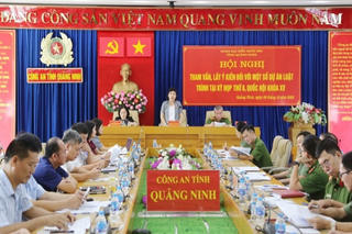 Đoàn ĐBQH tỉnh Quảng Ninh nghe góp ý vào 4 dự án luật