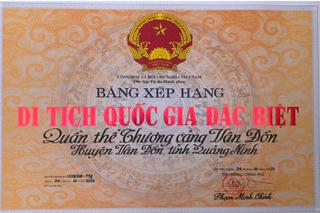 Thương cảng Vân Đồn được xếp hạng Di tích Quốc gia đặc biệt