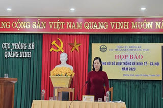 Họp báo công bố số liệu thống kê kinh tế - xã hội tỉnh Quảng Ninh năm 2023