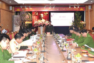 Công an Hưng Yên tổ chức Hội nghị trực tuyến giao ban đầu xuân Giáp Thìn