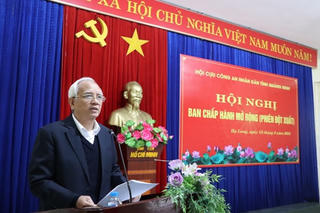  Hoàn thiện tổ chức bộ máy của Hội cựu CAND tỉnh Quảng Ninh