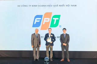 Tăng trưởng ổn định, FPT tiếp tục đứng trong Top 50 Công ty niêm yết kinh doanh hiệu quả nhất