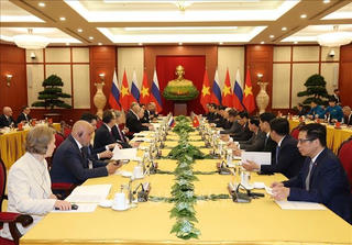 Tổng Bí thư Nguyễn Phú Trọng hội đàm với Tổng thống Liên bang Nga Vladimir Putin