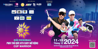 Giải pickleball PWR Thủ Đức HTV DJOY mở rộng - Cúp WARRIOR chính thức diễn ra vào tháng 12.2024