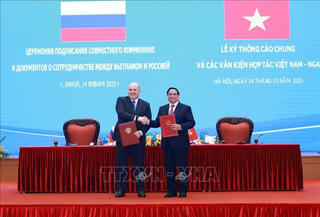 Thông cáo chung về kết quả chuyến thăm chính thức Việt Nam của Thủ tướng Chính phủ Liên bang Nga M.V. Mishustin