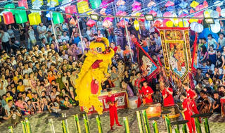 Mãn nhãn những màn trình diễn lân sư rồng tại Sun World Danang Wonders