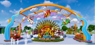 'Đẹp rụng rời' Lễ hội hoa xuân lớn nhất Miền Bắc tại Sun World Halong Complex