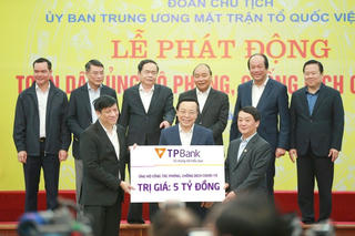 Ông chủ TPBank ủng hộ 10 tỷ góp sức đẩy lùi Covid-19