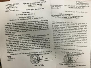 Ai giả mạo chữ ký của Chi cục trưởng Thi hành án dân sự Đại Từ, Thái Nguyên?