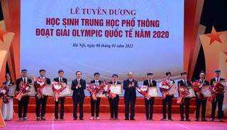 Tuyên dương học sinh THPT đoạt giải Olympic quốc tế năm 2020