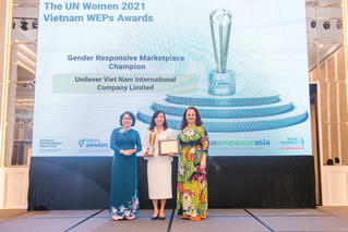 Unilever Việt Nam chiến thắng Hạng mục “Bình đẳng giới tại thị trường” của giải thưởng WEPs năm 2021