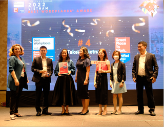 Takeda Việt Nam được vinh danh là nơi làm việc tốt nhất Việt Nam năm 2022 do Great Place to Work® ASEAN & ANZ bình chọn