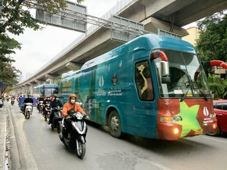 Sự kiện roadshow “hành trình xanh” của đại đô thị TMS Homes Wonder World “khuấy đảo” phố phường Hà Nội