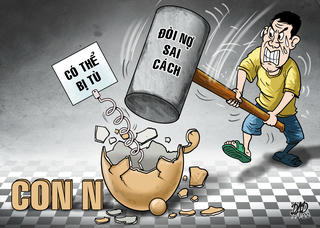 Vấn nạn đòi nợ phản cảm