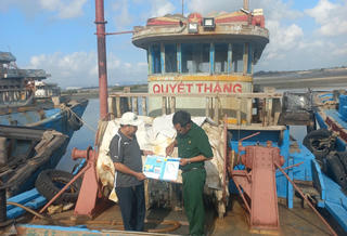 Cựu chiến binh Nguyễn Văn Cảnh đóng góp tích cực vào nỗ lực chống khai thác IUU