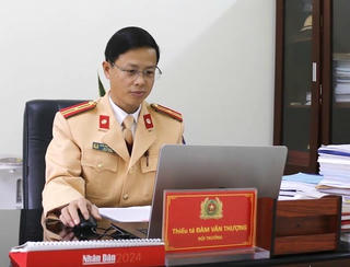 Đội trưởng Đàm Văn Thượng: Nỗ lực xây dựng môi trường giao thông an toàn, lành mạnh cho người dân