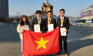 4 học sinh Việt Nam giành Huy chương Vàng Olympic Phát minh và Sáng tạo thế giới