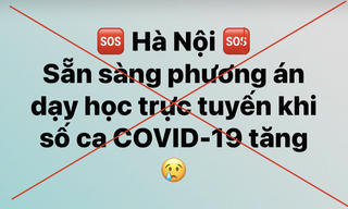 Giám đốc Sở GD&ĐT Hà Nội bác thông tin 'Sẵn sàng học trực tuyến vì COVID-19'