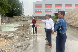 Hoạt động của Cty Bê tông Kim Tường (Bắc Giang): Nguy cơ ảnh hưởng hệ thống thoát nước Khu công nghiệp hay không?