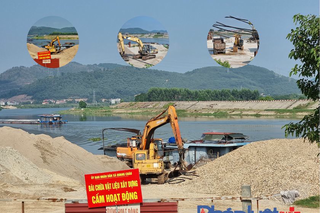 Bắc Giang xử lý 126 trường hợp vi phạm Luật Đê điều