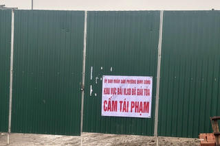 Định Công (Hoàng Mai, Hà Nội): Giải tỏa bãi vật liệu xây dựng trái phép